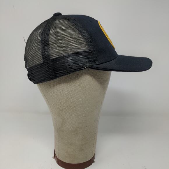 USMC United States Marine Corps Snapback Mesh Back Hat Blue Adjustable - Picture 7 of 11